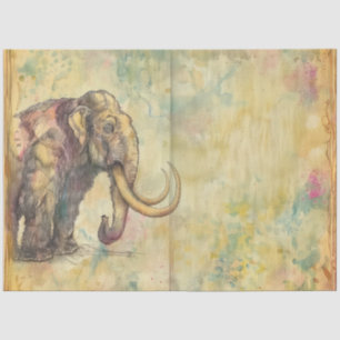 Wooly Mammoth Drawing  Tissue Paper