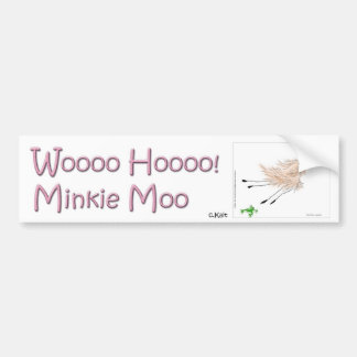 Wooo Hooo Minkie Moo Bumper Sticker