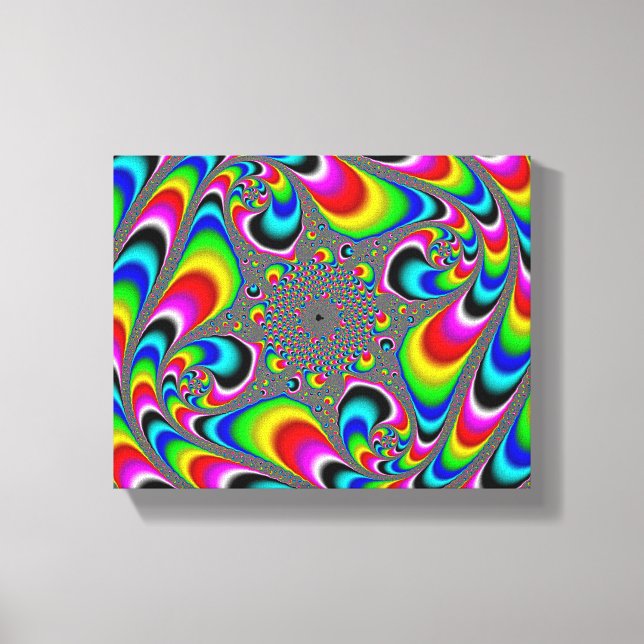 Woooo Mandelbrot Fractal Canvas Print (Front)