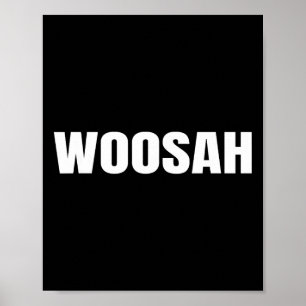 Woosah Calm Yoga Exhale Shirt _1 Poster