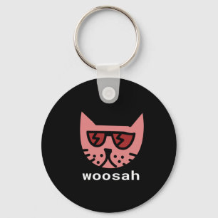 Woosah Calm Yoga Exhale Shirt _4  Key Ring