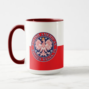 Wooten Wells Texas Polish American Eagle Mug