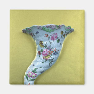 Worcester cornucopia wall pocket, c.1760 magnet
