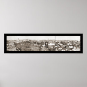 Worcester MA Sky Photo 1910 Poster