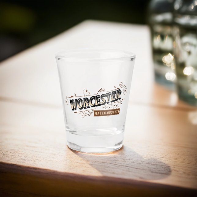 Worcester, Massachusetts Shot Glass (Creator Uploaded)