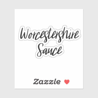Worcestershire Sauce Storage Sticker