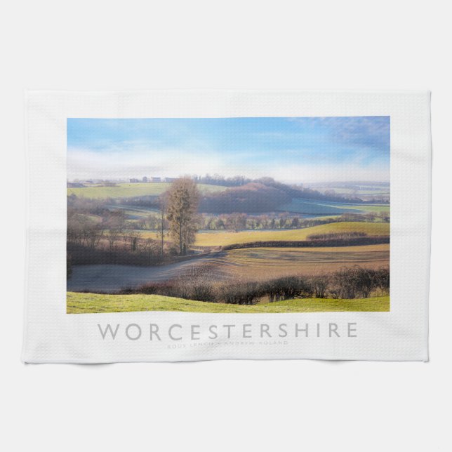 Worcestershire Tea Towel (Horizontal)