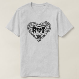 Word Art Respiratory Therapy  T-Shirt