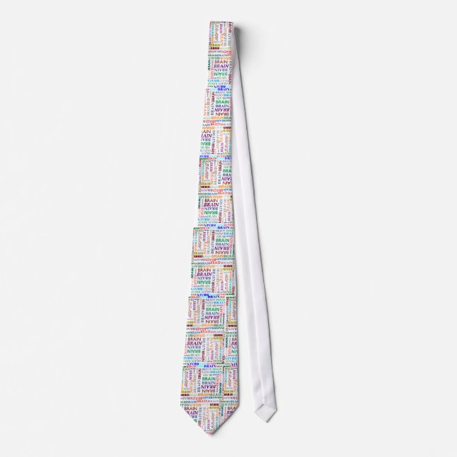 Word:  Brain Tie (Front)