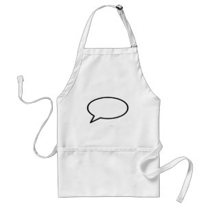 Word Bubble Left The MUSEUM Zazzle Gifts Standard Apron
