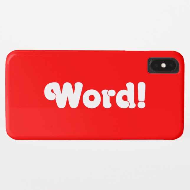 Word! Case-Mate iPhone Case (Back (Horizontal))