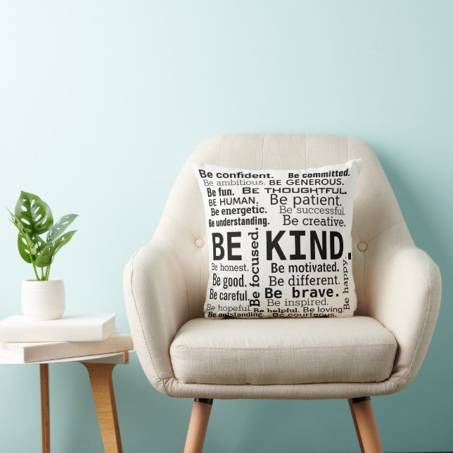 Word Cloud inspirational Words Cushion (Chair)