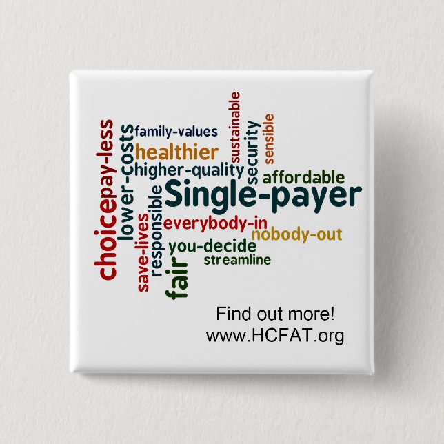 Word Cloud Pin (Front)