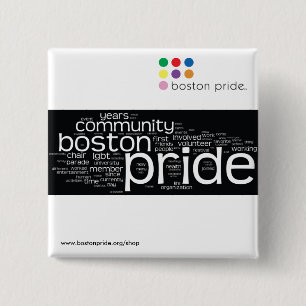 Word Cloud Square 15 Cm Square Badge