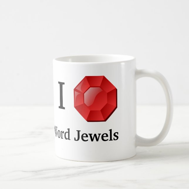 Word Jewels Mug (Right)