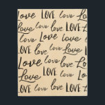 Word Love Typography Calligraphy Wood Wall Art<br><div class="desc">Embrace the essence of romance and artistry with our "Eternal Love - Typography Calligraphy Wood Wall Art." This exquisite piece features the word "LOVE" repeated in a variety of modern and trendy fonts, creating an elegant and aesthetically appealing display of affection. Crafted with meticulous attention to detail, each script and...</div>