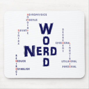 Word Nerd Mouse Pad