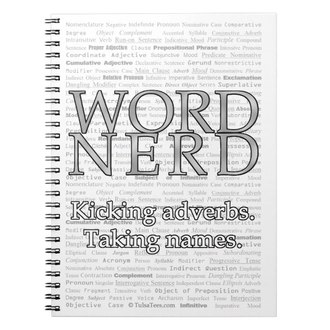 Word Nerd Notebook (Front)