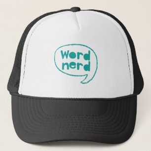 word nerd trucker hat