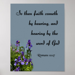 Word of God, Bible Verse Poster