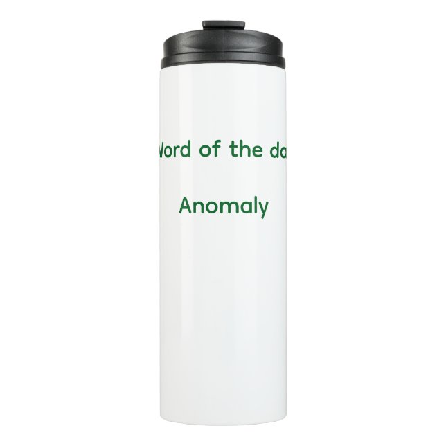 Word Of The Day Tumbler (Front)