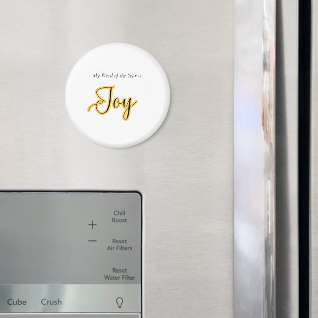 Word of the year - Joy Magnet (In Situ (Fridge))