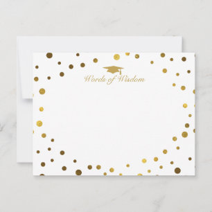 word of wisdom advice notes for graduate