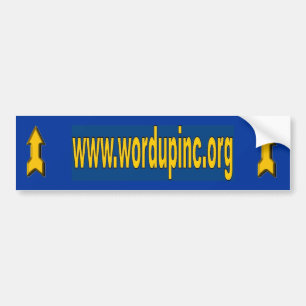 Word Up Bumper Sticker