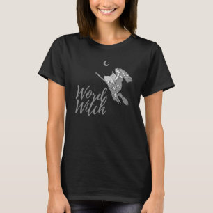 Word Witch T-Shirt - Design 2 (Black)