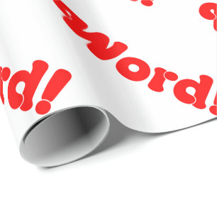 Word! Wrapping Paper