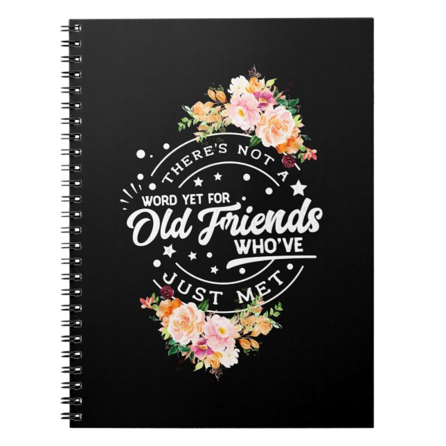 Word Yet For Old Friends Notebook (Front)