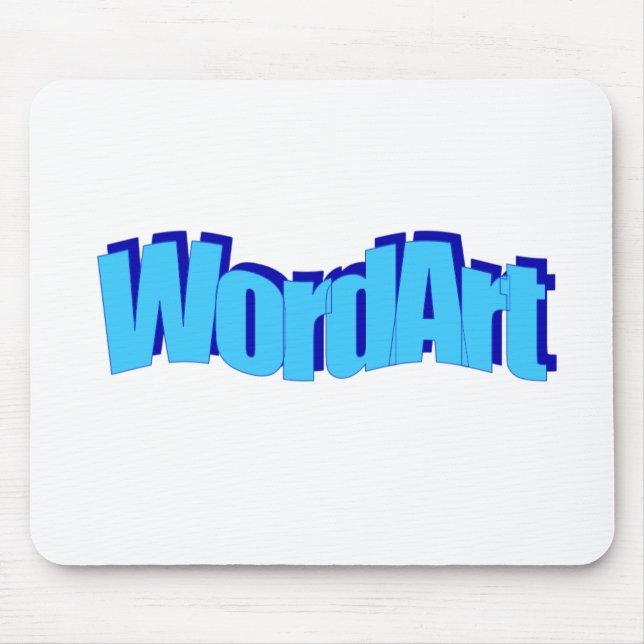 WordArt Mousepad (Front)