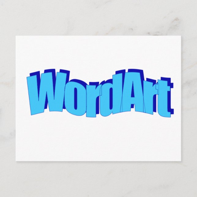 WordArt Postcard (Front)