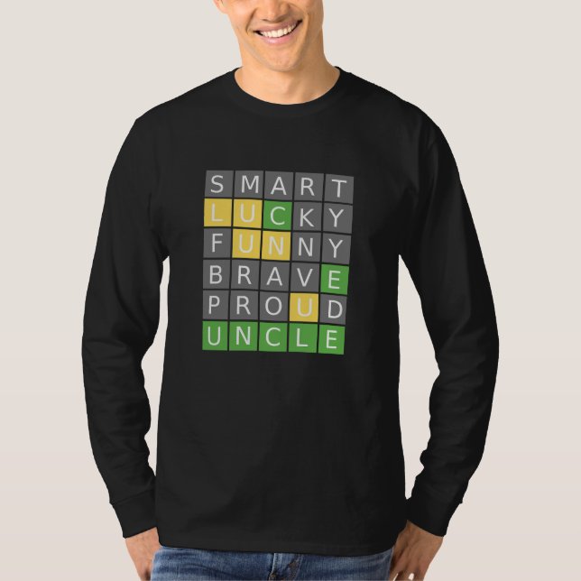 Wordle game T-shirt (Front)