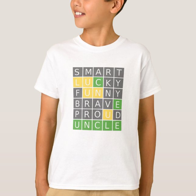 Wordle game T-shirt (Front)