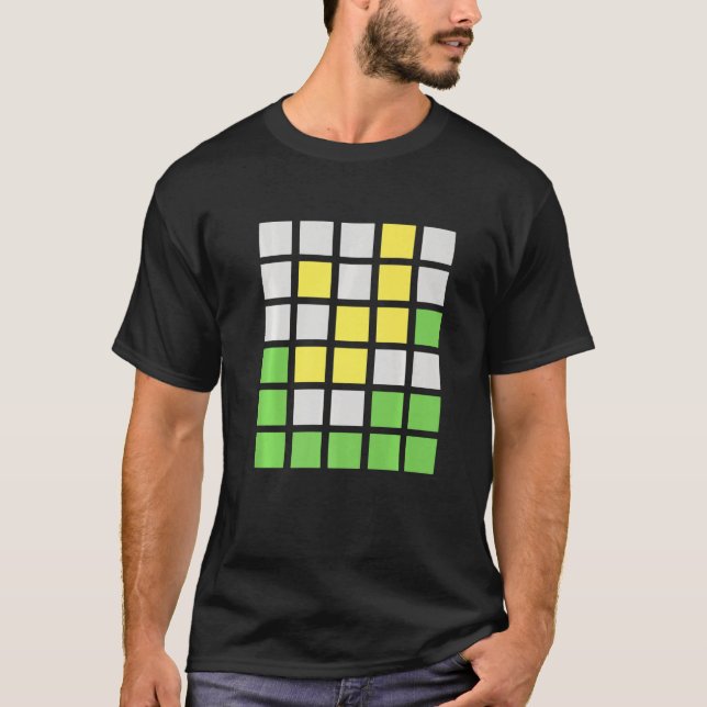 Wordle Word Game T-Shirt (Front)