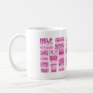 words about mum coffee mug