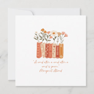 Words Are Power Birthday Card