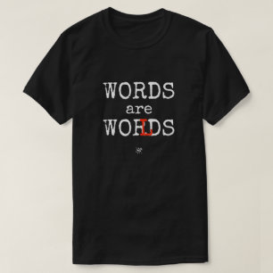 Words Are Worlds Language Lover Design T-Shirt