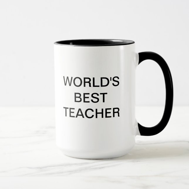 Word's Best Teacher Mug (Right)