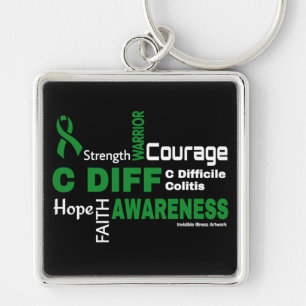 Words...C Diff Key Ring