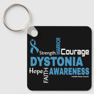 Words...Dystonia Key Ring