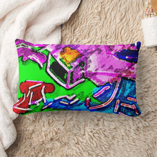 Words Fail Lumbar Cushion (Blanket)