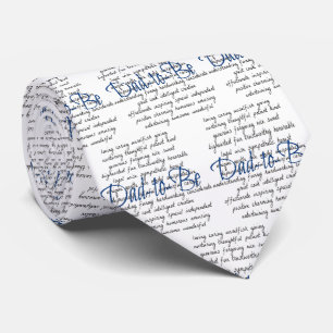 Words for Dad To Be Tie