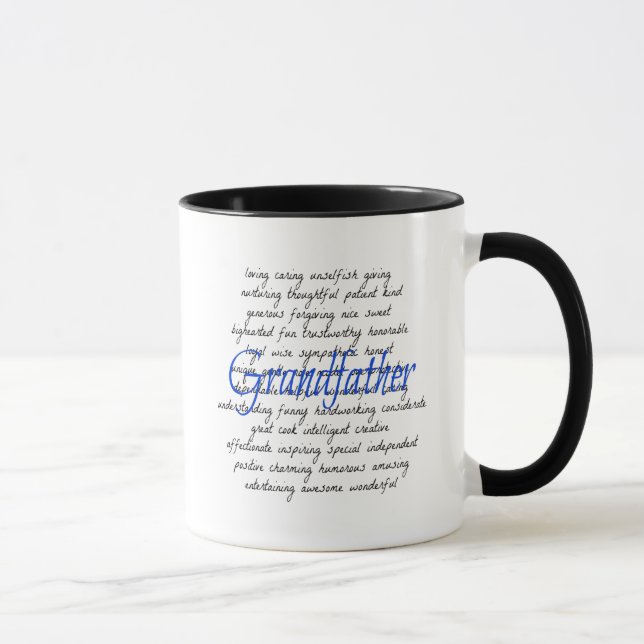 Words for Grandfather Mug (Right)