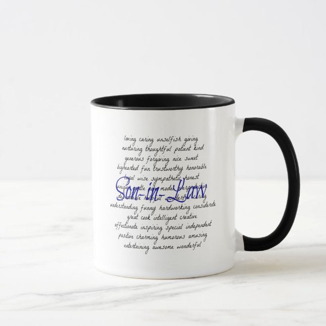 Words for Son-in-Law Mug (Right)