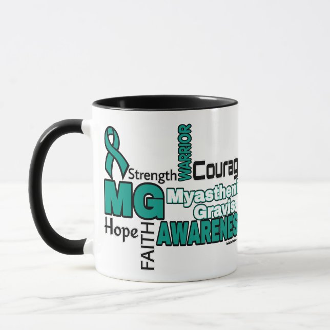 Words...Myasthenia Gravis Mug (Left)