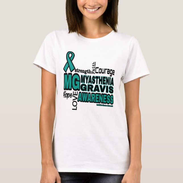 Words...Myasthenia Gravis T-Shirt (Front)