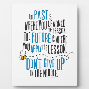 Words of encouragement quote plaque