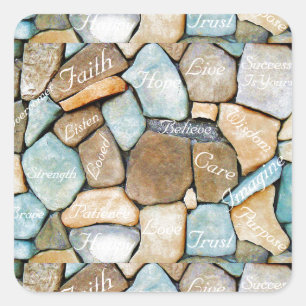 Words Of encouragement,Words of Hope_ Square Sticker